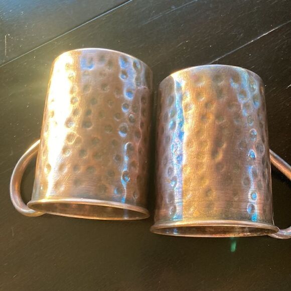 2 copper tone Moscow Mule Mugs - Picture 3 of 4
